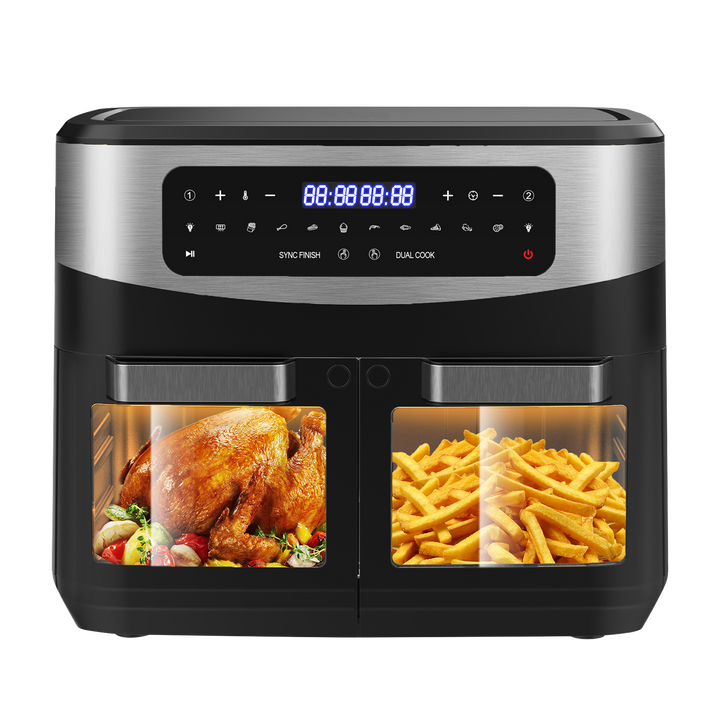 Freidora Sin Aceite Doble KDF5511D 12L, Freidora de Aire 2600 W