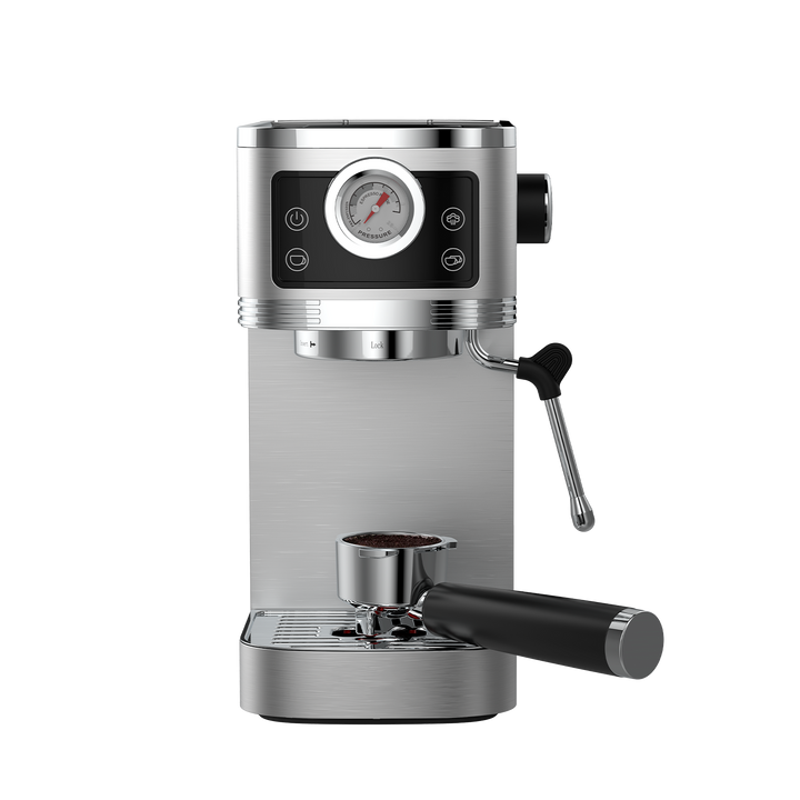 Espresso Machine CM1660B with Milk Foam Nozzle, Cafetera Superautomática 1350W