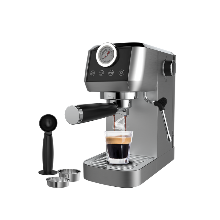 Cafetera Semiautomática CM1665B 1350W, Cafetera Espresso 20 bar, 1,3 L
