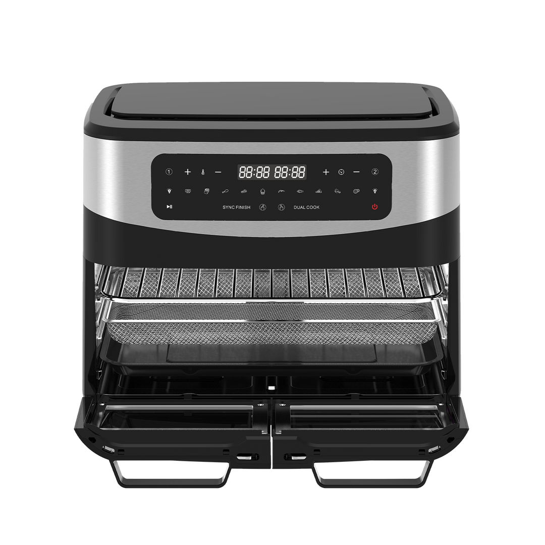 Freidora Sin Aceite Doble KDF5511D 12L, Freidora de Aire 2600 W