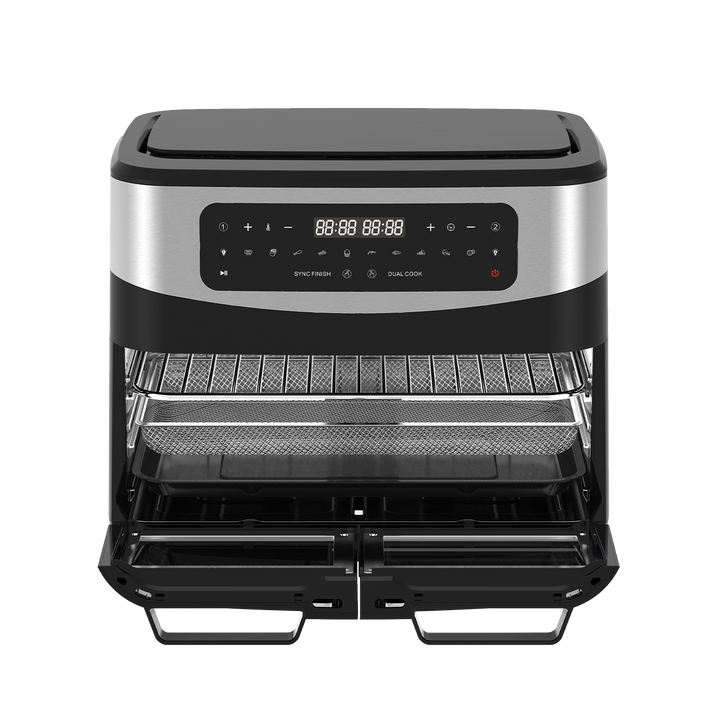 Freidora Sin Aceite Doble KDF5511D 12L, Freidora de Aire 2600 W