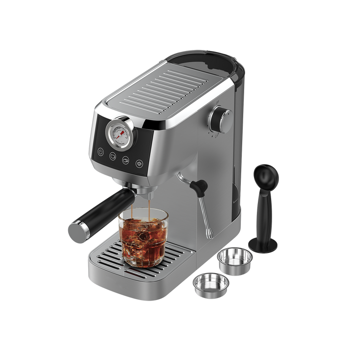 Cafetera Semiautomática CM1665B 1350W, Cafetera Espresso 20 bar, 1,3 L