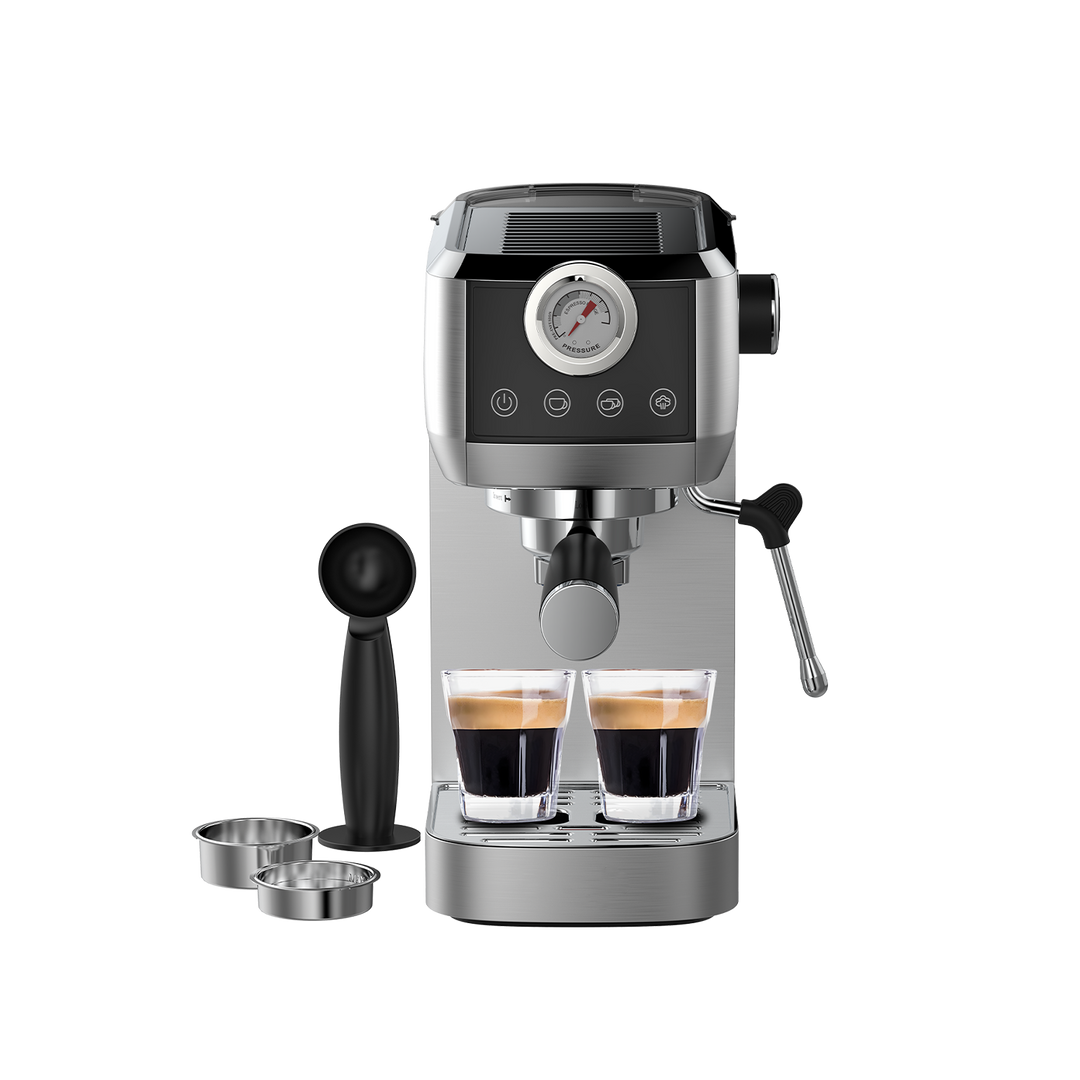 Cafetera Semiautomática CM1665B 1350W, Cafetera Espresso 20 bar, 1,3 L