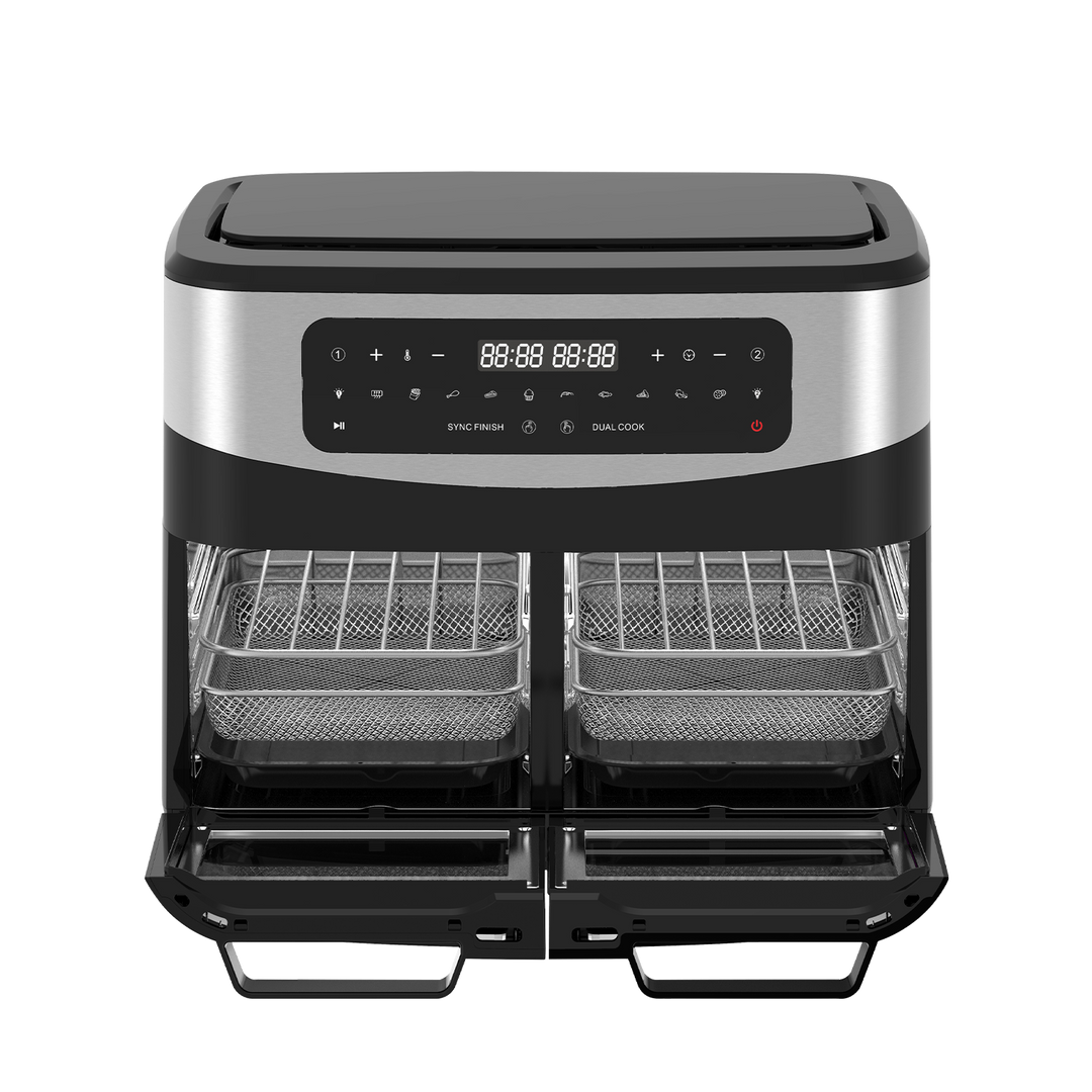 Freidora Sin Aceite Doble KDF5511D 12L, Freidora de Aire 2600 W