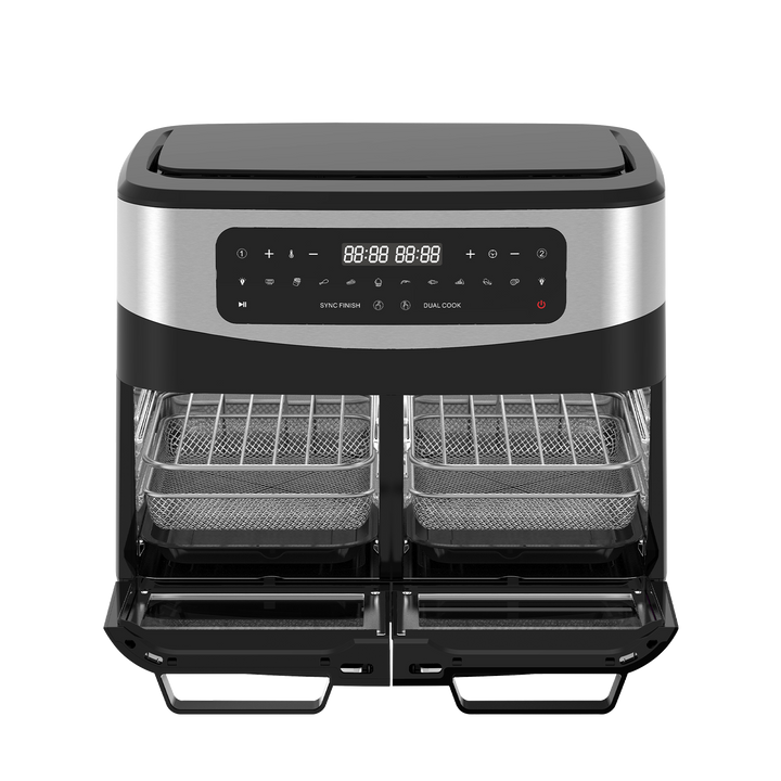 Freidora Sin Aceite Doble KDF5511D 12L, Freidora de Aire 2600 W