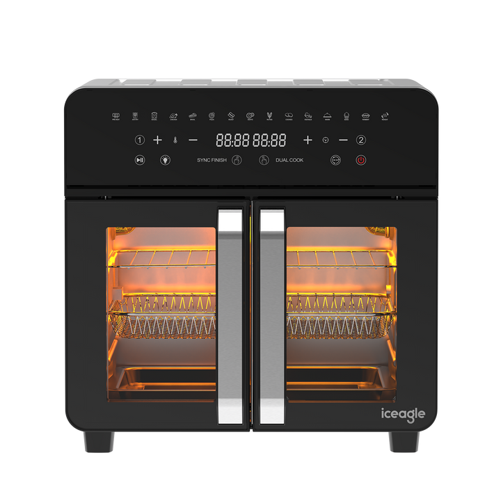 Freidora de Aire AFTO-2301DT 23L Dual Zone – Horno Air Fryer, 2200 W