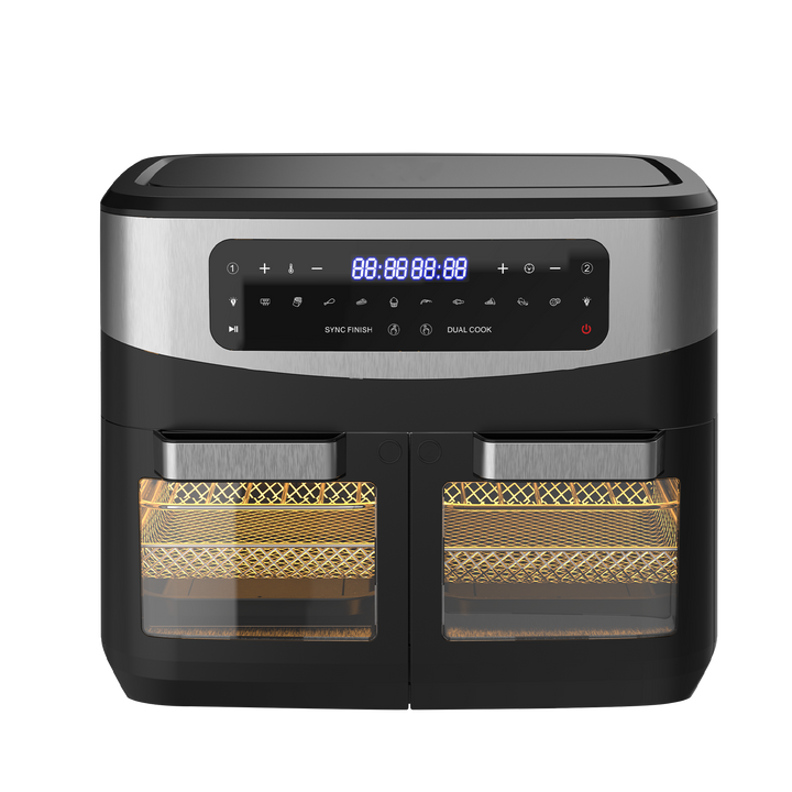 Freidora Sin Aceite Doble KDF5511D 12L, Freidora de Aire 2600 W