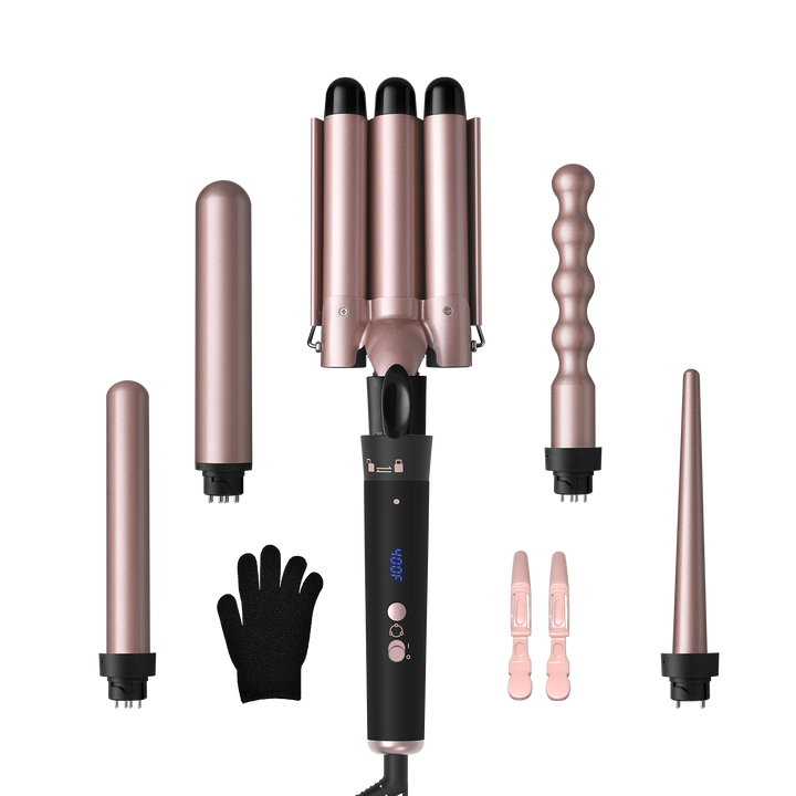 Pinzas Rizadoras 5 en 1 con Temperatura Regulable