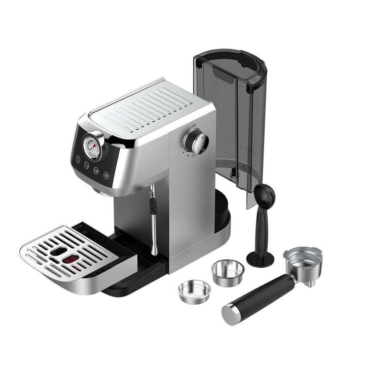 Cafetera Semiautomática CM1665B 1350W, Cafetera Espresso 20 bar, 1,3 L