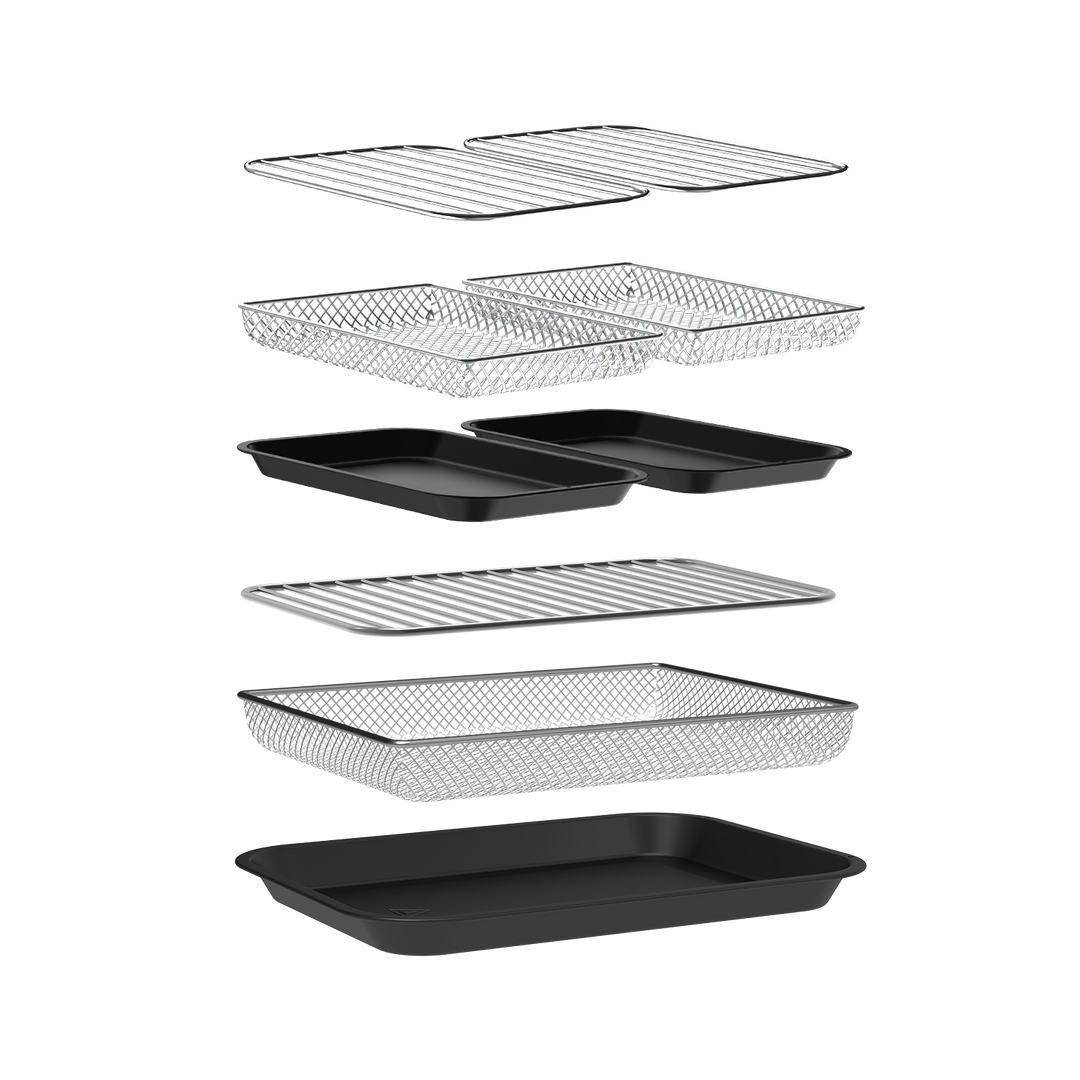 Freidora Sin Aceite Doble KDF5511D 12L, Freidora de Aire 2600 W