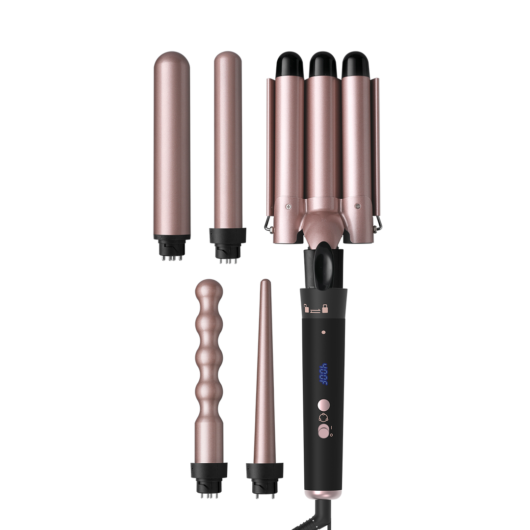 Pinzas Rizadoras 5 en 1 con Temperatura Regulable