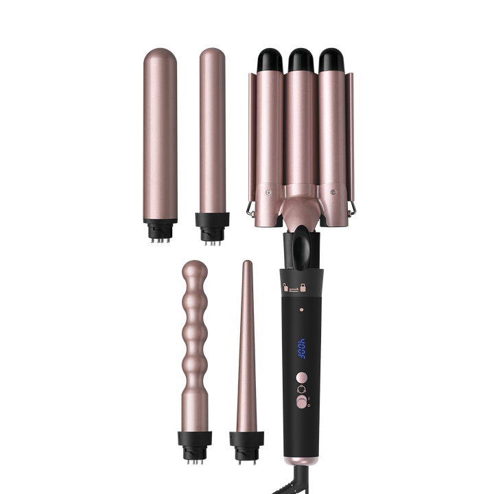 Pinzas Rizadoras 5 en 1 con Temperatura Regulable