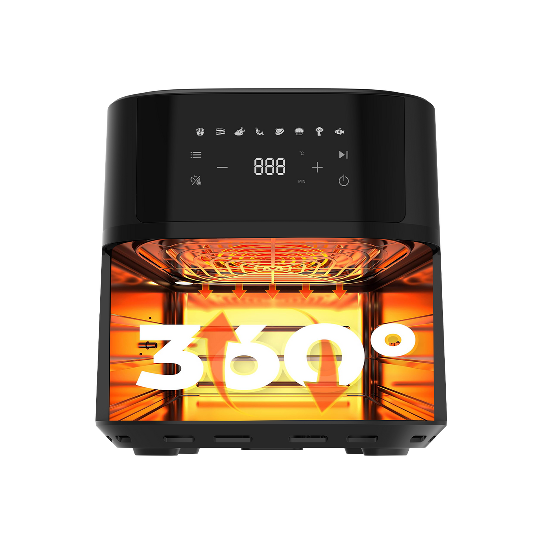 Freidora de Aire AF625 6.5L 1700W Air Fryer con 8 Programas