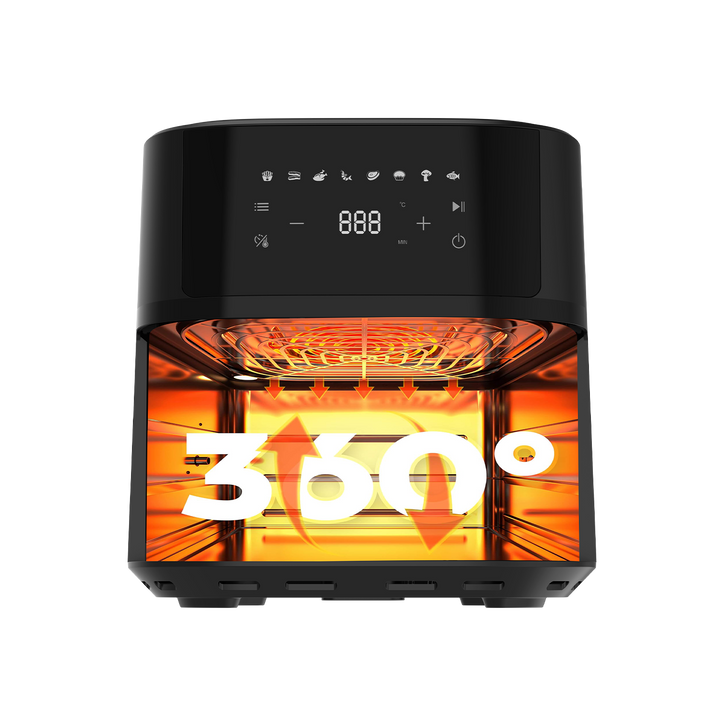 Freidora de Aire AF625 6.5L 1700W Air Fryer con 8 Programas