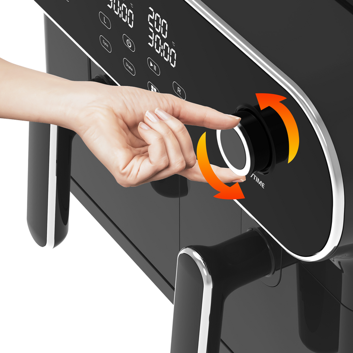 Freidora de Aire Dual Zone AFT11001A 11L – Airfryer 6 en 1, 1700 W