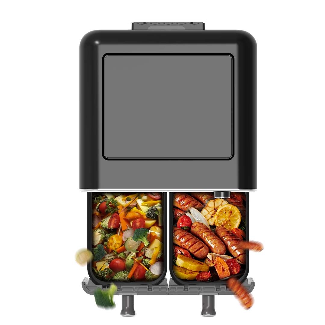 Freidora de Aire Dual Zone AFT11001A 11L – Airfryer 6 en 1, 1700 W