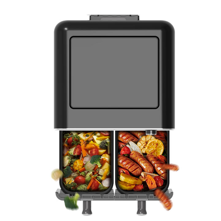 Freidora de Aire Dual Zone AFT11001A 11L – Airfryer 6 en 1, 1700 W