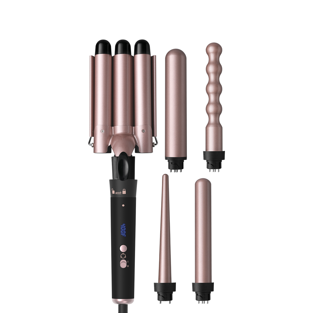 Pinzas Rizadoras 5 en 1 con Temperatura Regulable