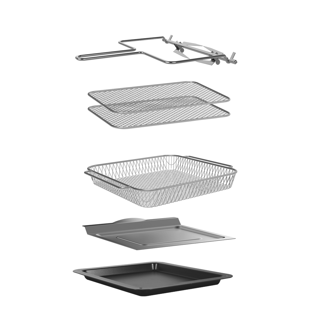 Freidora Sin Aceite AF1502D 15L, Freidora Aire con Pantalla Táctil Led, 2200W