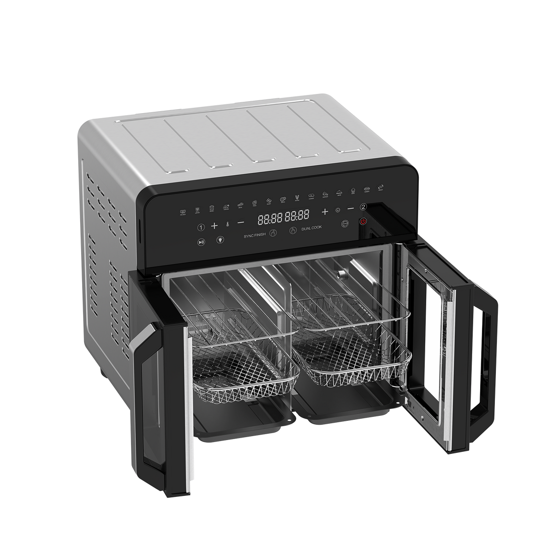 Freidora de Aire AFTO-2301DT 23L Dual Zone – Horno Air Fryer, 2200 W