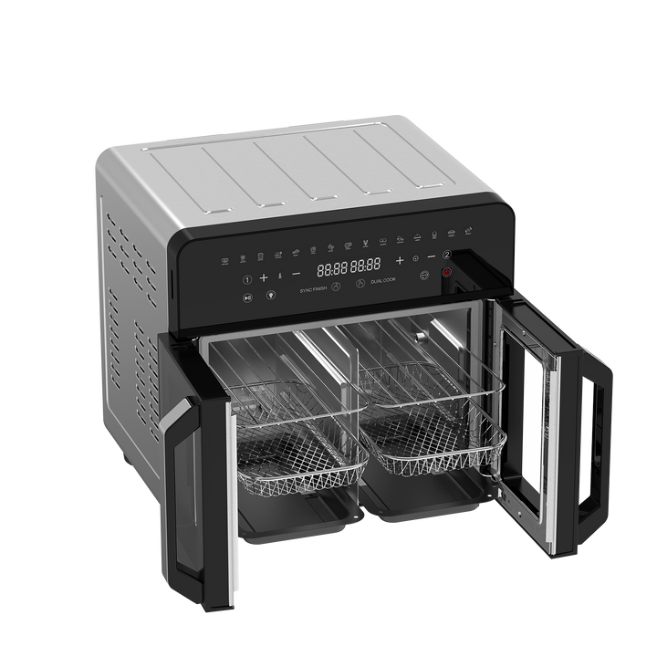 Freidora de Aire AFTO-2301DT 23L Dual Zone – Horno Air Fryer, 2200 W