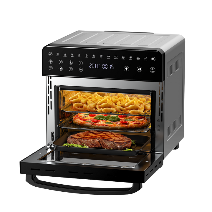 Freidora Sin Aceite AF1502D 15L, Freidora Aire con Pantalla Táctil Led, 2200W