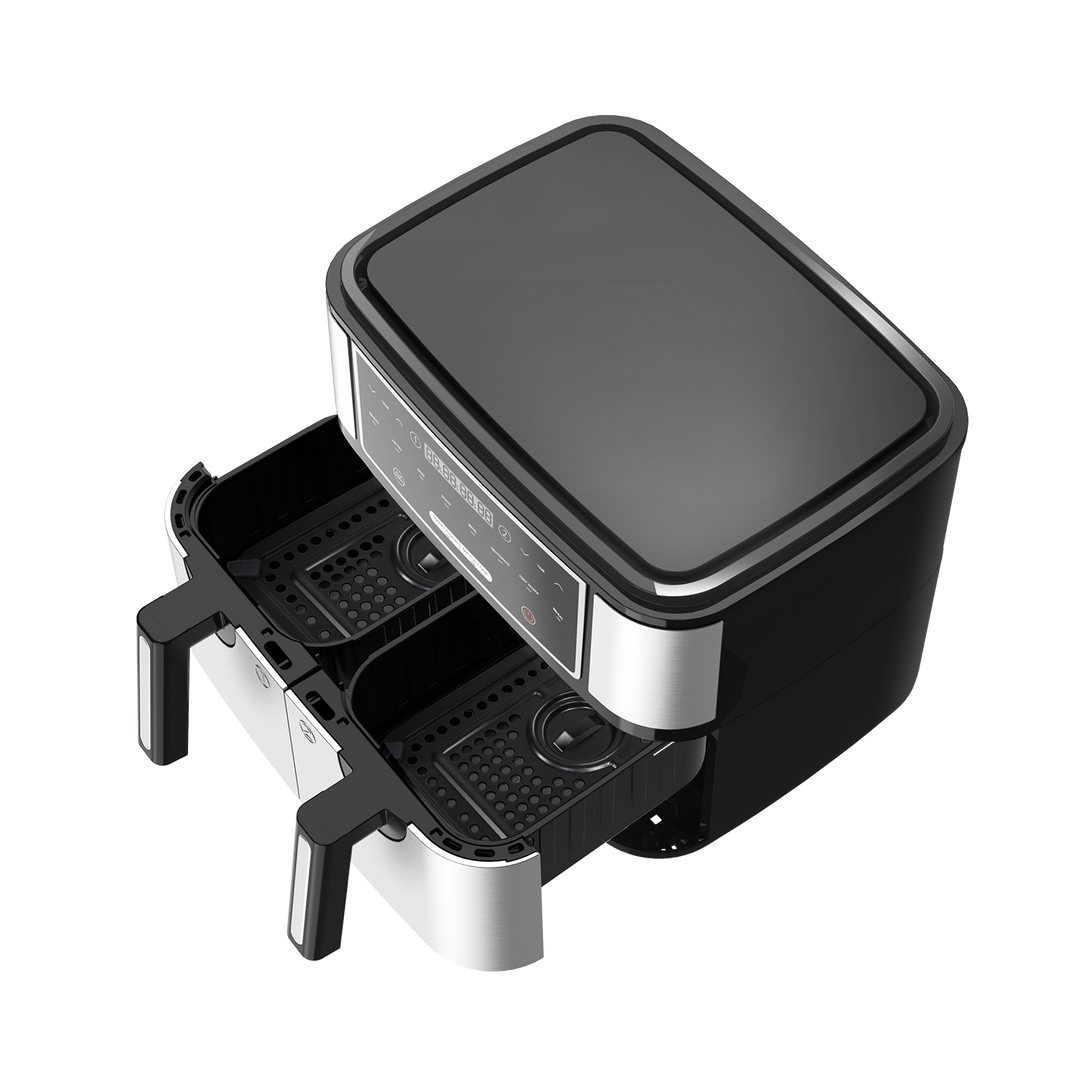 Freidora Sin Aceite Doble AF5515D 9L, Freidora de Aire 2600 W