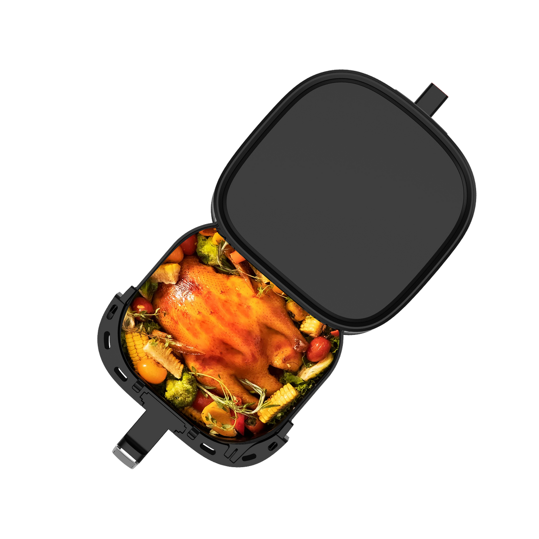 Freidora de Aire AF625 6.5L, Freidora sin Aceite 1700W, Negro