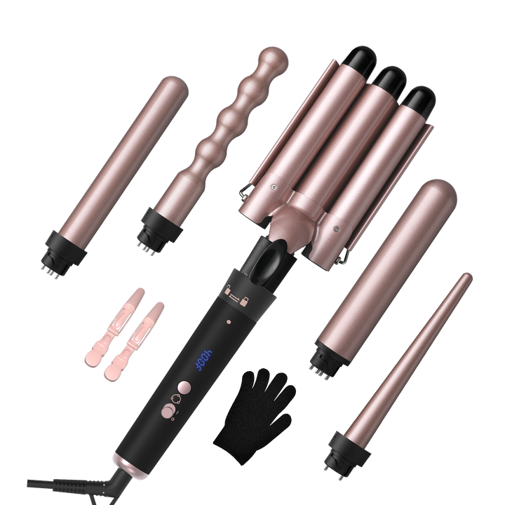 Pinzas Rizadoras 5 en 1 con Temperatura Regulable
