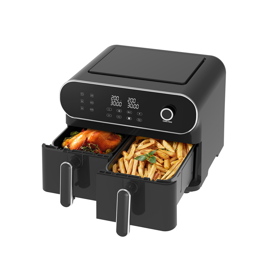 Freidora de Aire Dual Zone AFT11001A 11L – Airfryer 6 en 1, 1700 W