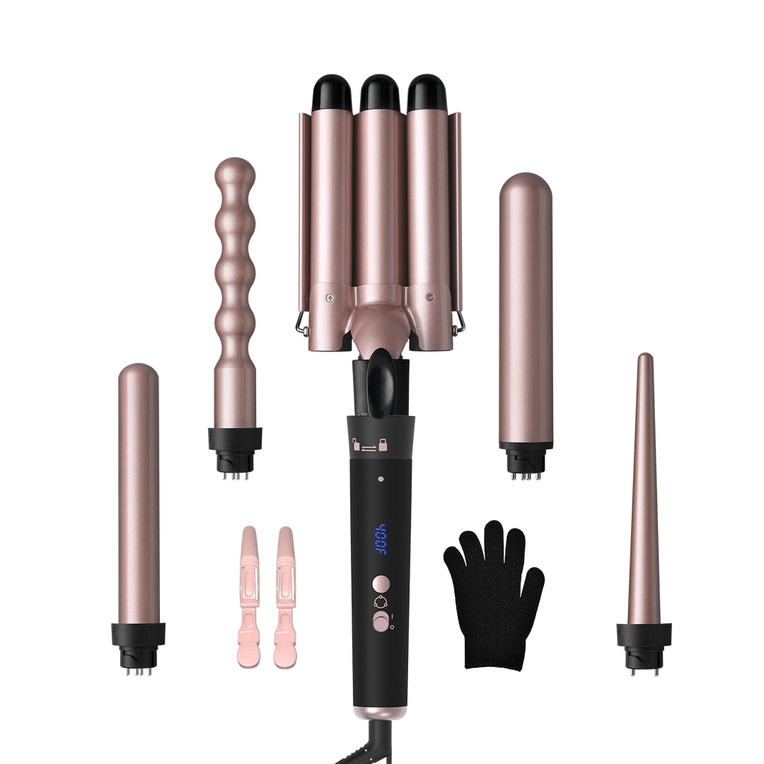 Pinzas Rizadoras 5 en 1 con Temperatura Regulable